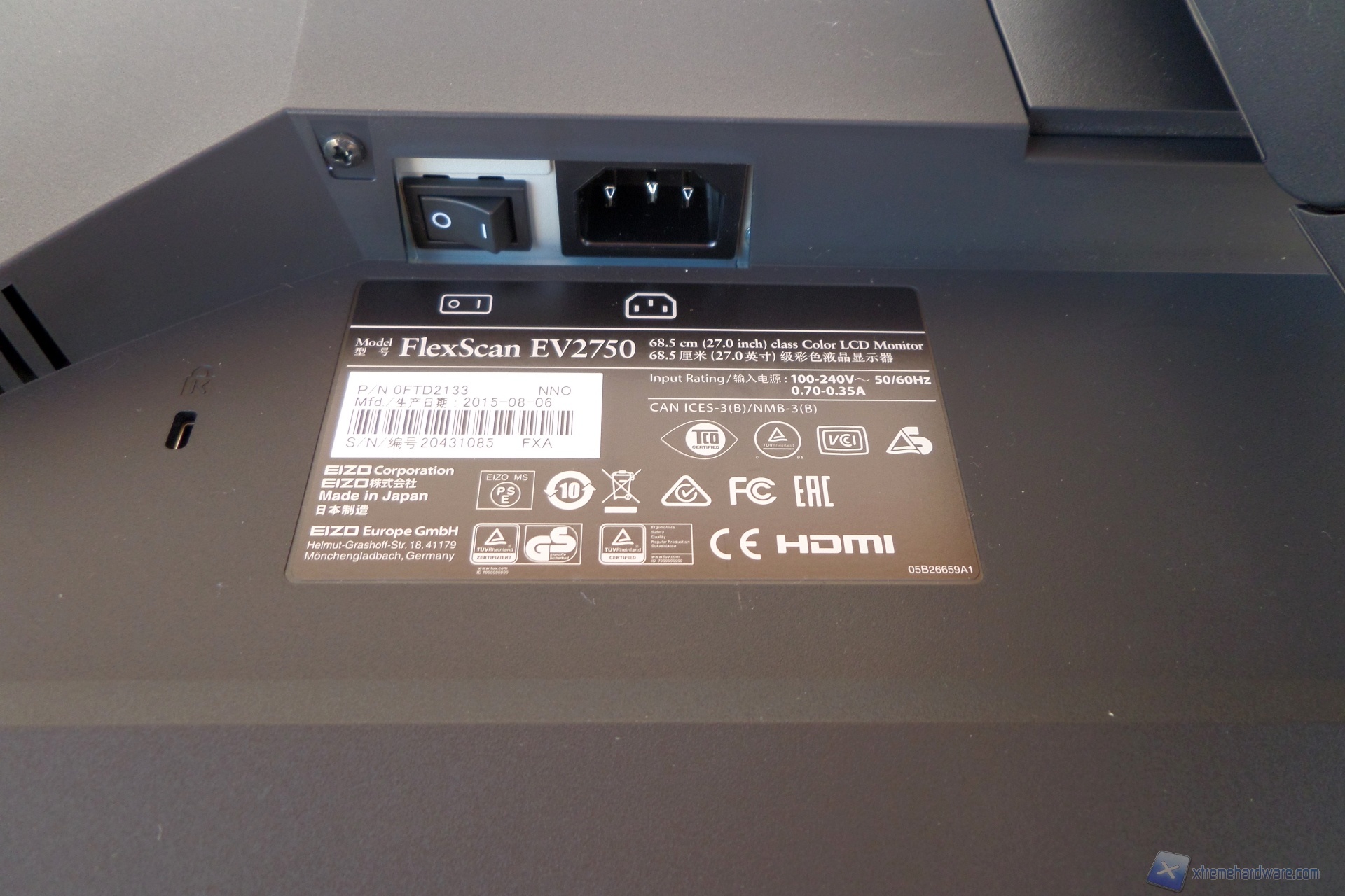 EIZO EV2750 23